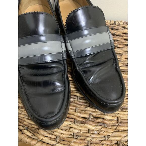 Gucci vintage men shoes black with grey detail 6.5 Eu 7.5 USA - Picture 9 of 12